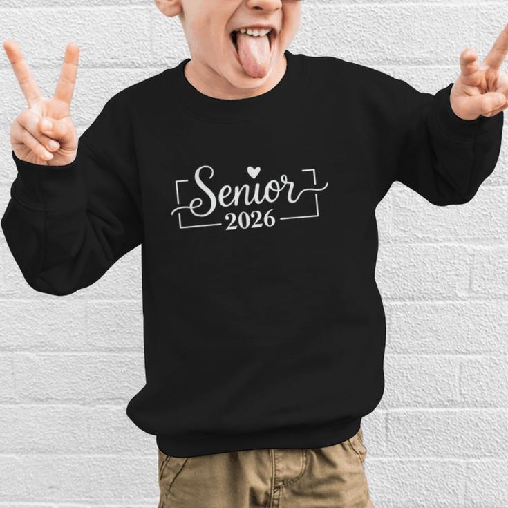 Senior 2026 Graduation Back To School Class Graphic Kid Sweatshirt