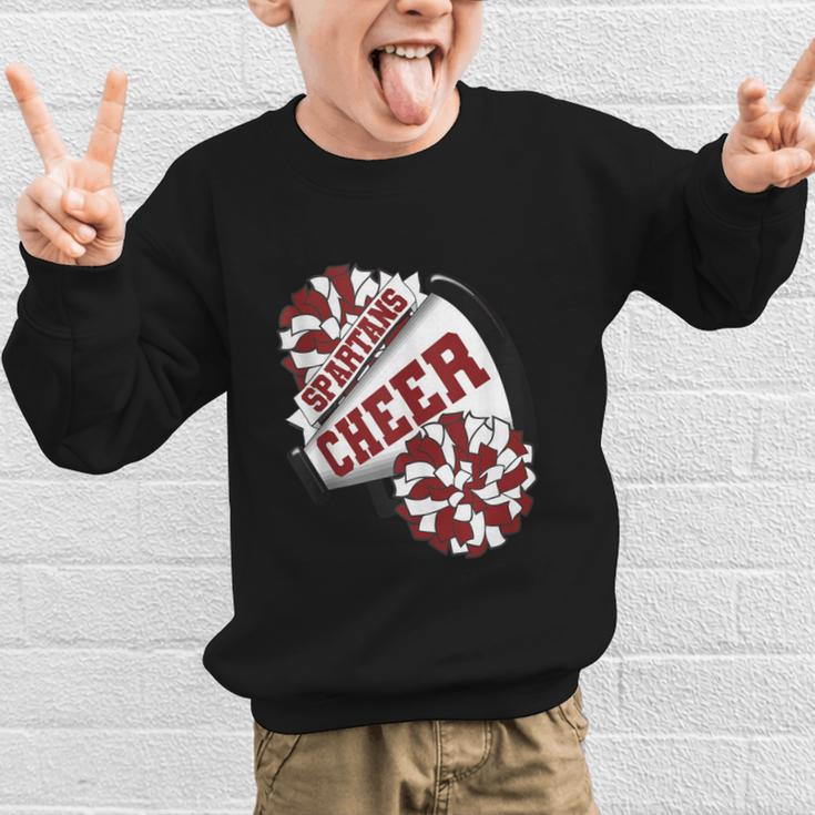 Spartans Cheer Back To School Cheerleading Spirit M Graphic Kid Sweatshirt Spartans Cheer Back To School Cheerleading Spirit M Graphic Kid Sweatshirt