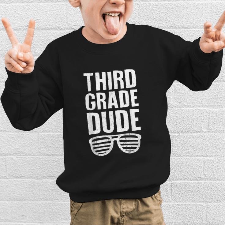 Third Grade Dude First Day Back To School Boys Kids Graphic Kid Sweatshirt Third Grade Dude First Day Back To School Boys Kids Graphic Kid Sweatshirt