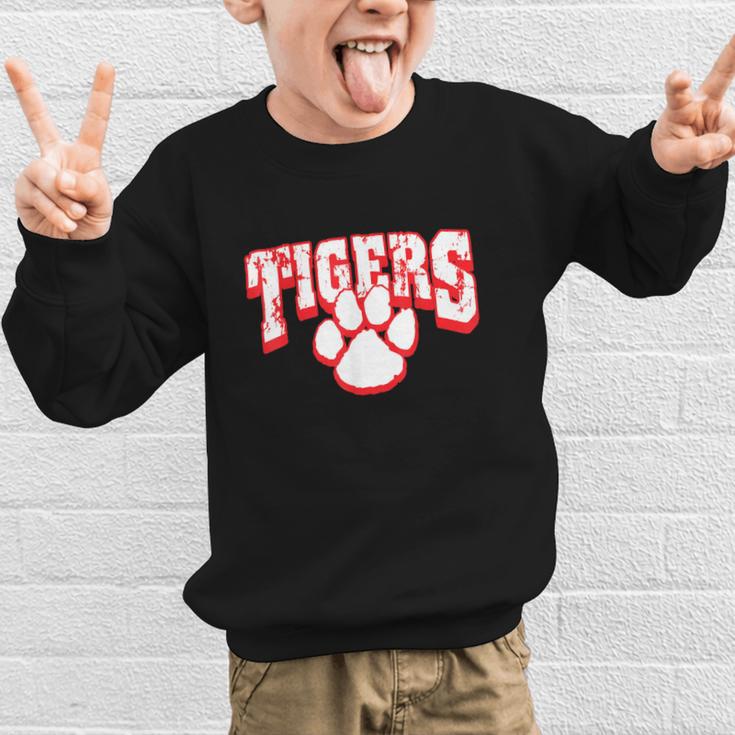 Tigers School Spirit Back To School R Graphic Kid Sweatshirt