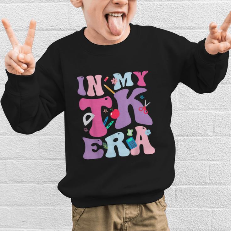 In My TK EraTransitional Kindergaten Back To School Graphic Kid Sweatshirt