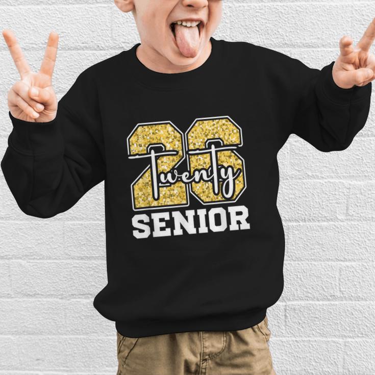 Twenty 2026 Class Of 26 Seniors Back To School Graduation Graphic Kid Sweatshirt Twenty 2026 Class Of 26 Seniors Back To School Graduation Graphic Kid Sweatshirt