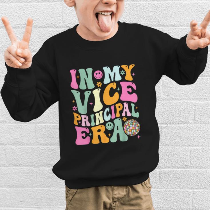 In My Vice Principal Era Back To School Vice Principal Graphic Kid Sweatshirt In My Vice Principal Era Back To School Vice Principal Graphic Kid Sweatshirt
