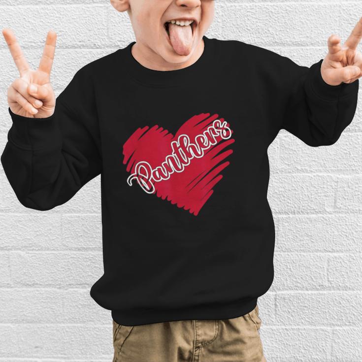 Vintage Panthers School Sports Name Spirit Go Back To School Graphic Kid Sweatshirt Vintage Panthers School Sports Name Spirit Go Back To School Graphic Kid Sweatshirt