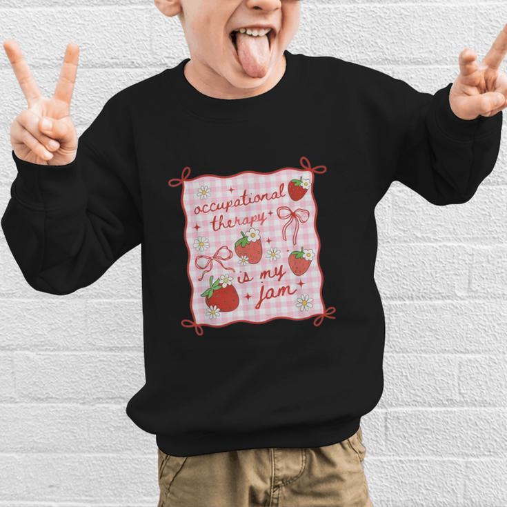 Women Occupational Therapy Cute Strawberry OT Back To School Graphic Kid Sweatshirt Women Occupational Therapy Cute Strawberry OT Back To School Graphic Kid Sweatshirt
