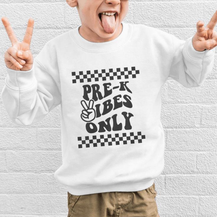 1st Day Of Prek Vibes Only Girls Back To School Pre K Boys Graphic Kid Sweatshirt 1st Day Of Prek Vibes Only Girls Back To School Pre K Boys Graphic Kid Sweatshirt