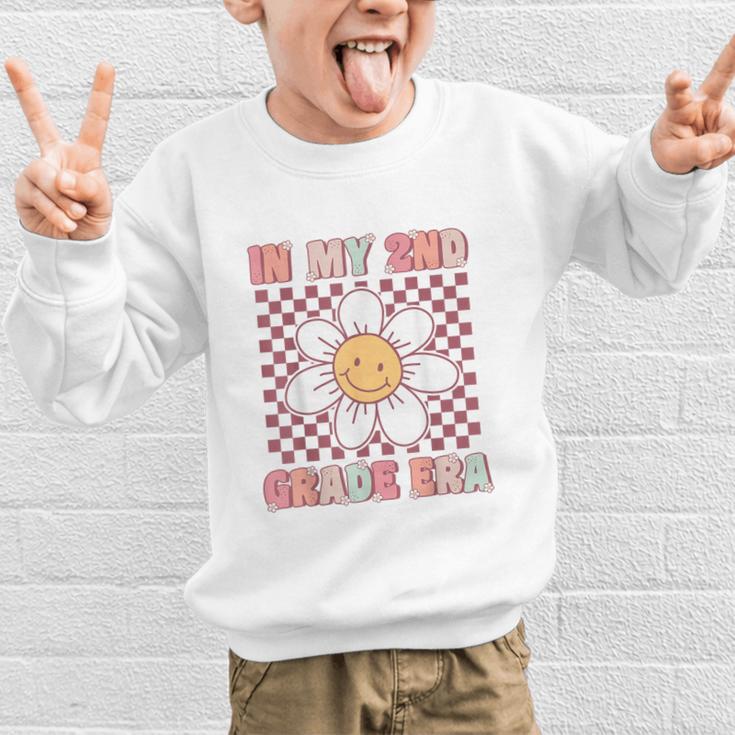 In My 2nd Grade Era Cute Groovy Second Grade Back To School Graphic Kid Sweatshirt In My 2nd Grade Era Cute Groovy Second Grade Back To School Graphic Kid Sweatshirt