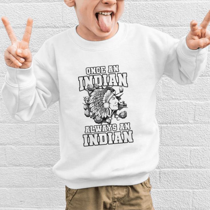 Always An Indian Back To School Spirit Premium Tri-Blend Graphic Kid Sweatshirt Always An Indian Back To School Spirit Premium Tri-Blend Graphic Kid Sweatshirt