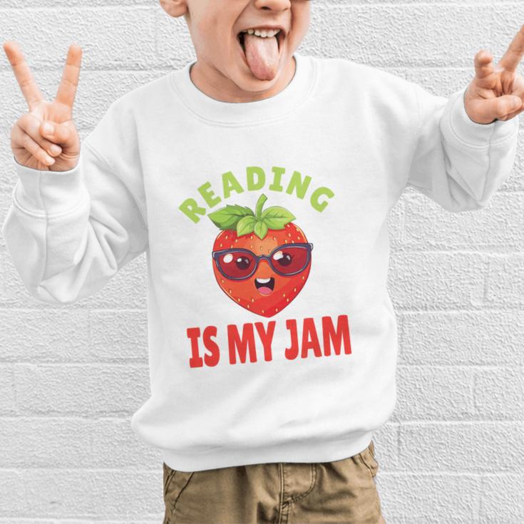 Back To School Reading Is My Jam School Librarian Premium Tri-Blend Graphic Kid Sweatshirt Back To School Reading Is My Jam School Librarian Premium Tri-Blend Graphic Kid Sweatshirt