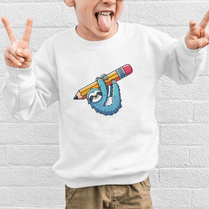 Back To School Seventh Grade Sloth Hanging Out In 7th Grade Performance Graphic Kid Sweatshirt Back To School Seventh Grade Sloth Hanging Out In 7th Grade Performance Graphic Kid Sweatshirt
