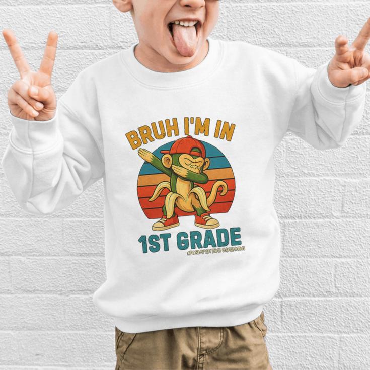 Bruh I’m In 1st Grade Italian Brainrot Meme Back To School Premium Tri-Blend Graphic Kid Sweatshirt Bruh I’m In 1st Grade Italian Brainrot Meme Back To School Premium Tri-Blend Graphic Kid Sweatshirt