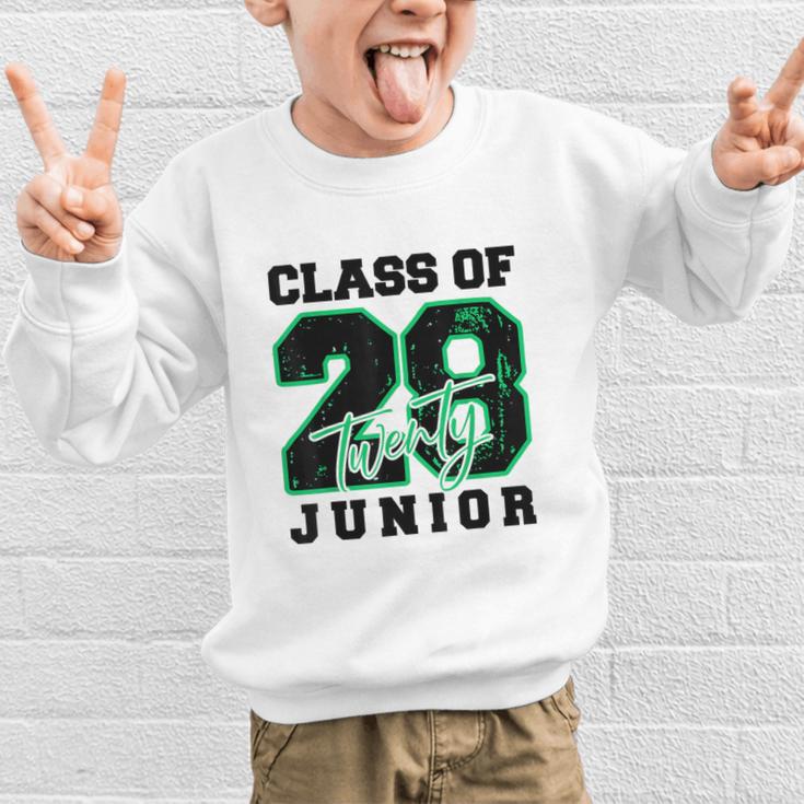 Class Of 2028 Junior High School Back To School 11th Grade Graphic Kid Sweatshirt