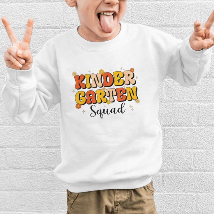 Kinder Garten Squad Team Back To School Kinder Garten Kids Graphic Kid Sweatshirt Kinder Garten Squad Team Back To School Kinder Garten Kids Graphic Kid Sweatshirt