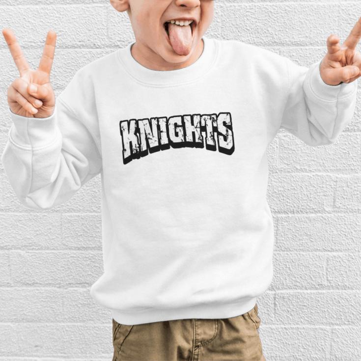 Knights Back To School Spirit Premium Tri-Blend Graphic Kid Sweatshirt