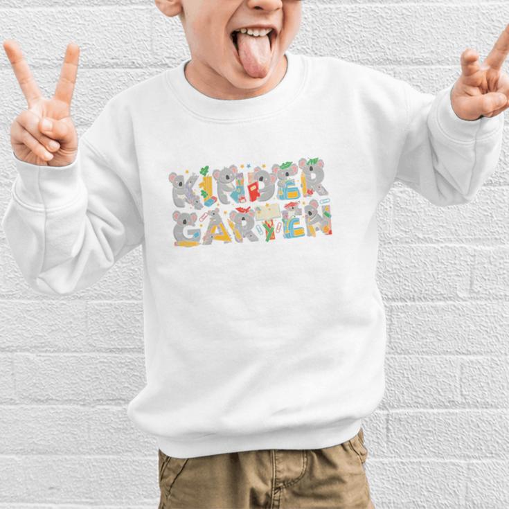 Koala Kindergarten Back To School Kids Boys Girls Premium Tri-Blend Graphic Kid Sweatshirt