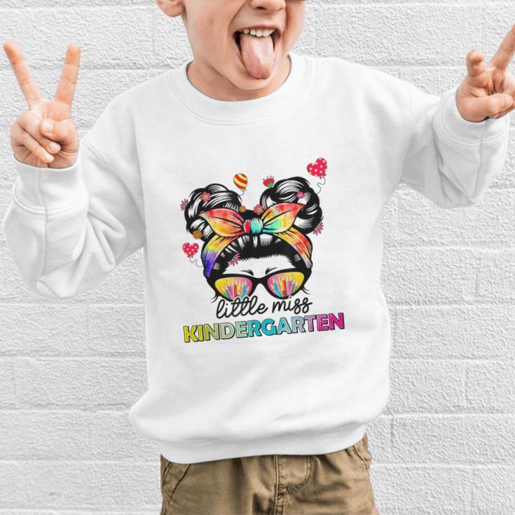 Little Miss Kindergarten Back To School Kindergarten Girls Graphic Kid Sweatshirt Little Miss Kindergarten Back To School Kindergarten Girls Graphic Kid Sweatshirt
