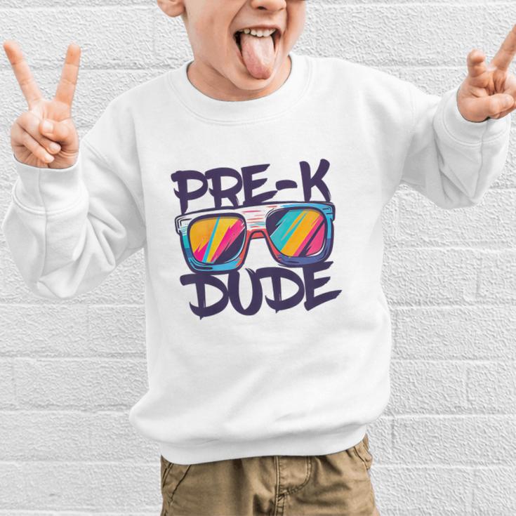 Pre-K Dude Shirt Graduation Back To School PreK Boy Girl Graphic Kid Sweatshirt