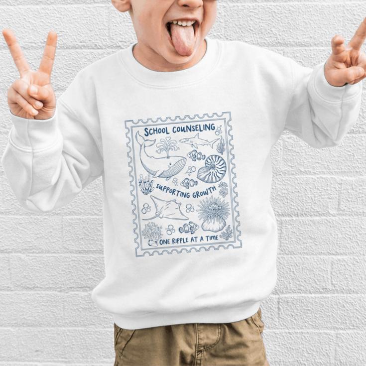 School Counselor Ocean Guidance Counselor Back To School Graphic Kid Sweatshirt School Counselor Ocean Guidance Counselor Back To School Graphic Kid Sweatshirt
