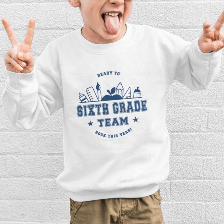 Sixth Grade Team Back To School Graphic Kid Sweatshirt