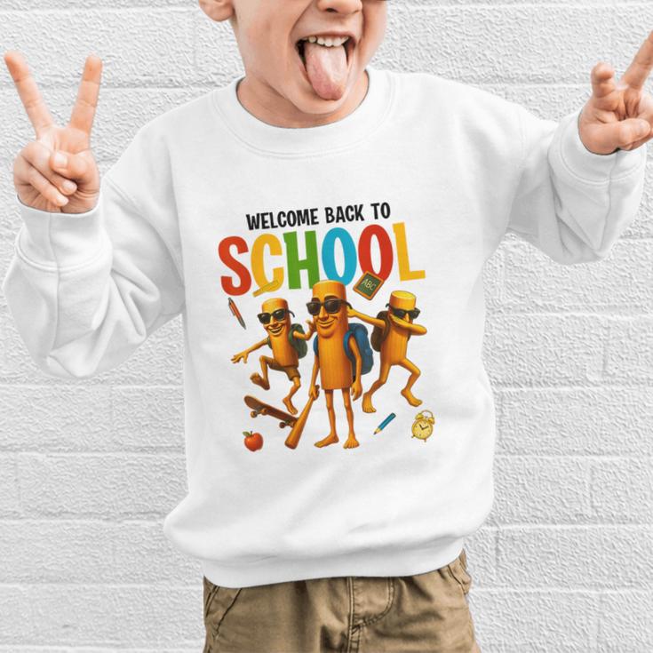 Tung Tung Sahur Back To School Brainrot Meme Boys Girls Kid Graphic Kid Sweatshirt Tung Tung Sahur Back To School Brainrot Meme Boys Girls Kid Graphic Kid Sweatshirt