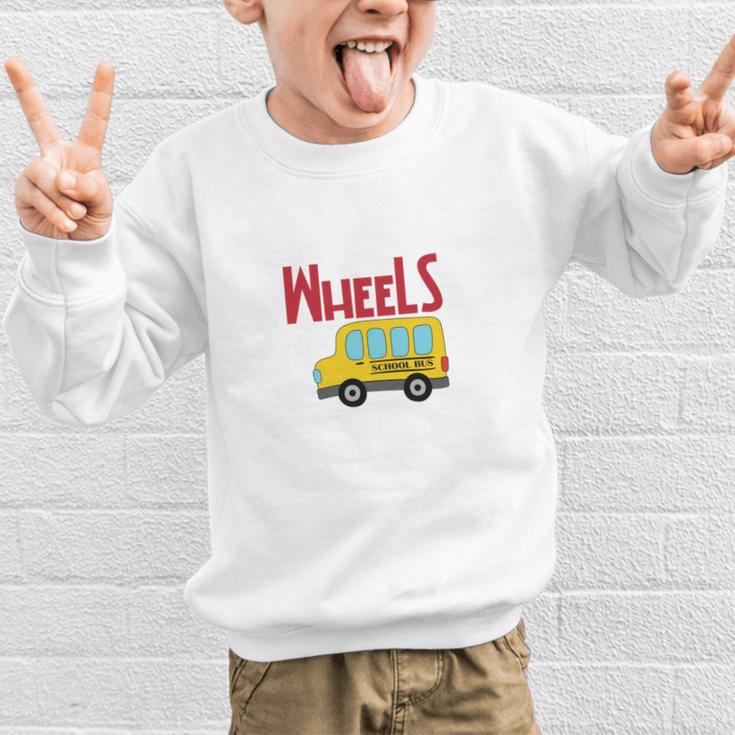 Wheels On The Bus Kids Back To School Graphic Kid Sweatshirt Wheels On The Bus Kids Back To School Graphic Kid Sweatshirt