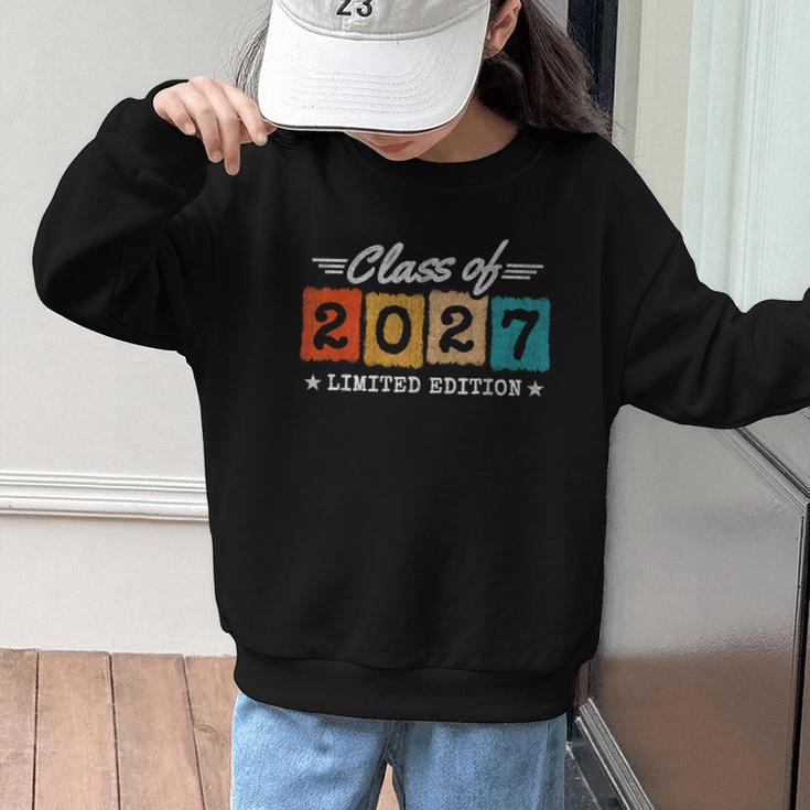 2027 Back To School Graduation Limited Edition Class Of 2027 Graphic Kid Sweatshirt