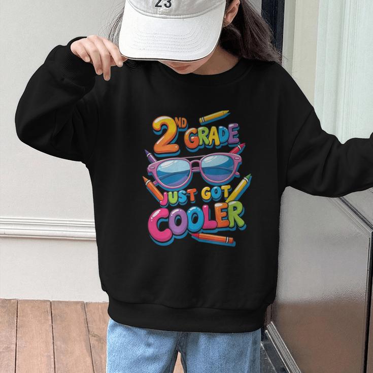 2nd Grade Just Got Cooler Shirt Back To School Kids Graphic Kid Sweatshirt 2nd Grade Just Got Cooler Shirt Back To School Kids Graphic Kid Sweatshirt
