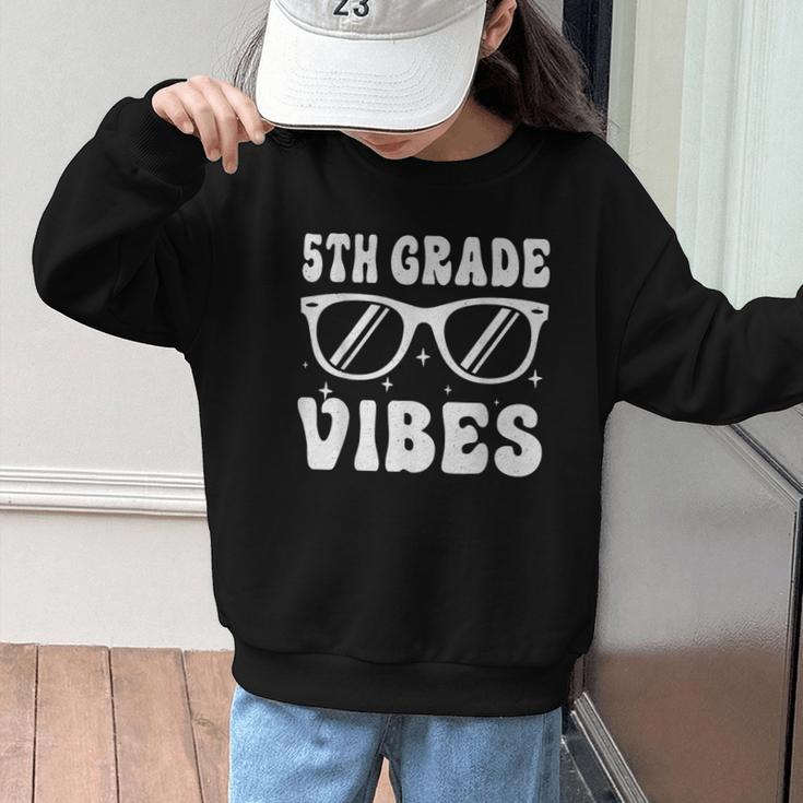 5th Grade Vibes Back To School Graduation Fifth Grade Graphic Kid Sweatshirt 5th Grade Vibes Back To School Graduation Fifth Grade Graphic Kid Sweatshirt