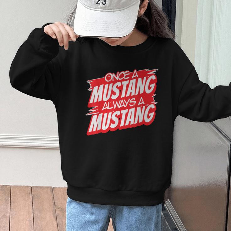 Always A Mustang Back To School Spirit R Graphic Kid Sweatshirt Always A Mustang Back To School Spirit R Graphic Kid Sweatshirt