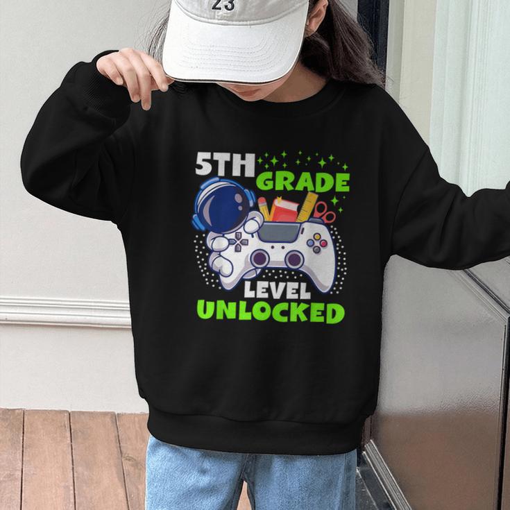 Back To School 5th Grade Level Unlocked Gamer Boys Kids Graphic Kid Sweatshirt Back To School 5th Grade Level Unlocked Gamer Boys Kids Graphic Kid Sweatshirt