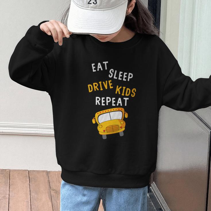 Back To School Bus Driver Appreciation Thank You Quote Graphic Kid Sweatshirt
