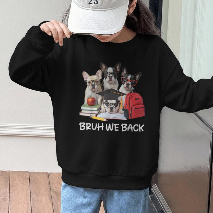 Back To School Cute French Bulldog Puppy Dogs Lovers Graphic Kid Sweatshirt Back To School Cute French Bulldog Puppy Dogs Lovers Graphic Kid Sweatshirt