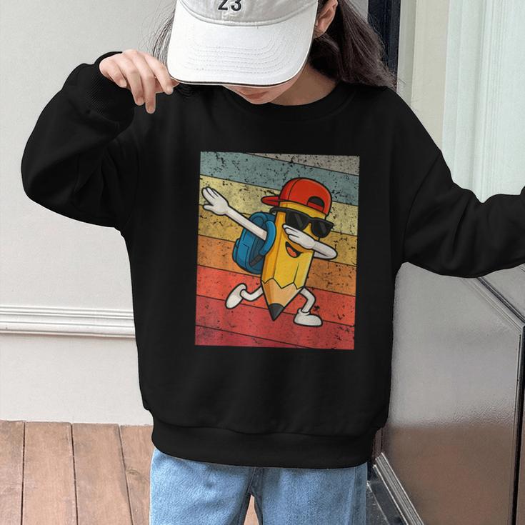Back To School Dabbing Pencil First Day Boys Kids Graphic Kid Sweatshirt Back To School Dabbing Pencil First Day Boys Kids Graphic Kid Sweatshirt