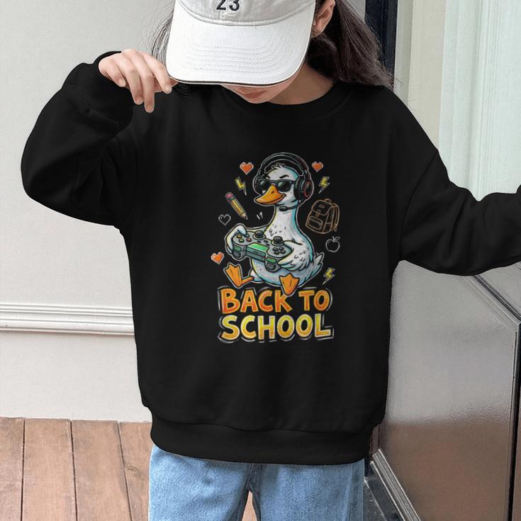 Back To School Gaming Kindergarten First Grade Goose Boys Graphic Kid Sweatshirt Back To School Gaming Kindergarten First Grade Goose Boys Graphic Kid Sweatshirt