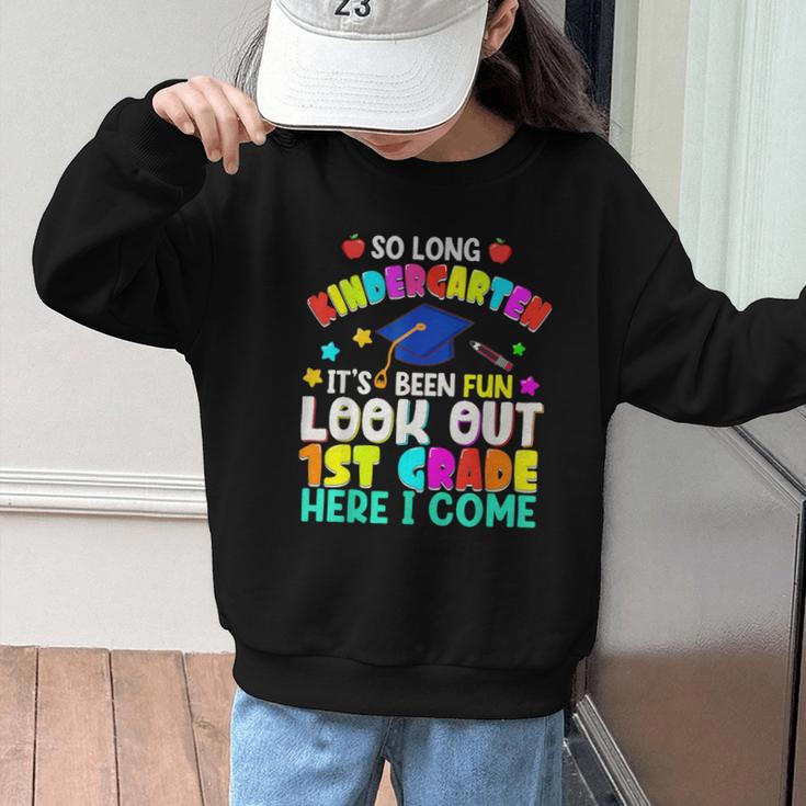 Back To School Look Out 1st Grade Here I Come For Kids Graphic Kid Sweatshirt Back To School Look Out 1st Grade Here I Come For Kids Graphic Kid Sweatshirt