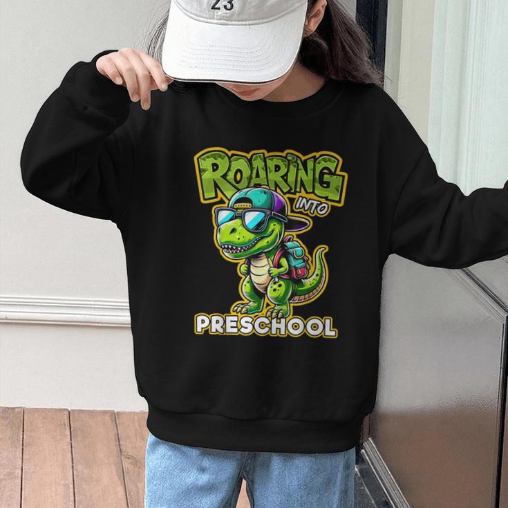 Back To School Preschool Dinosaur First Day Of School Boy Graphic Kid Sweatshirt