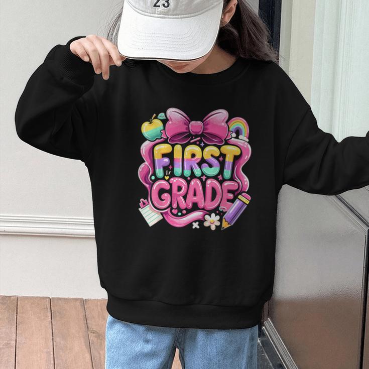 Back To School Team 1st Grade First Grade Graphic Kid Sweatshirt Back To School Team 1st Grade First Grade Graphic Kid Sweatshirt