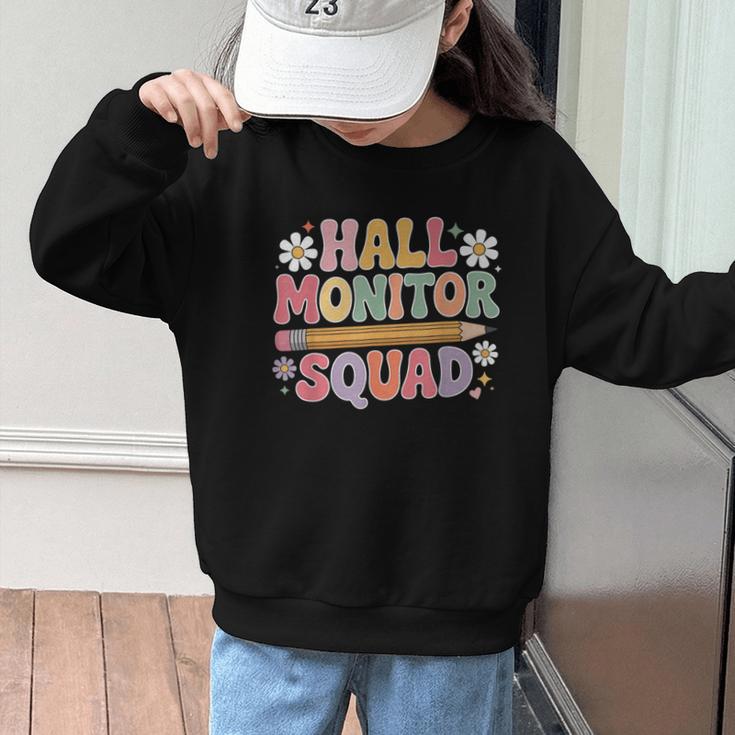 Campus School Hall Monitor Squad Patrol Back To School Graphic Kid Sweatshirt Campus School Hall Monitor Squad Patrol Back To School Graphic Kid Sweatshirt