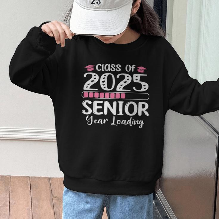 Class Of 2025 Senior Year Loading Back To School 2025 Graphic Kid Sweatshirt Class Of 2025 Senior Year Loading Back To School 2025 Graphic Kid Sweatshirt