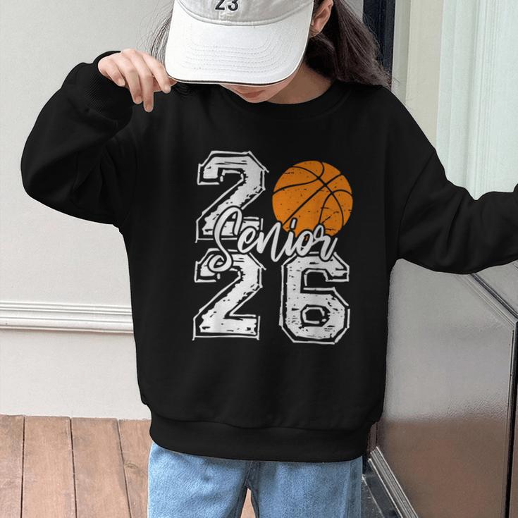 Class Of 2026 Basketball Senior 2026 Back To School Graphic Kid Sweatshirt Class Of 2026 Basketball Senior 2026 Back To School Graphic Kid Sweatshirt