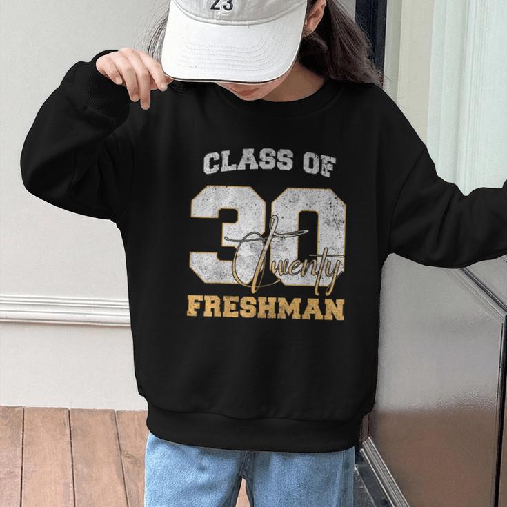 Class Of 2030 Freshman High School Back To School 9th Grade Graphic Kid Sweatshirt Class Of 2030 Freshman High School Back To School 9th Grade Graphic Kid Sweatshirt