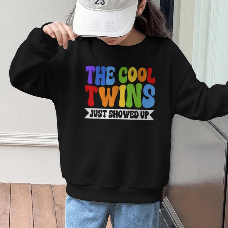 Cool Twins Just Showed Up Kid Boy Teen Twin Back To School Graphic Kid Sweatshirt Cool Twins Just Showed Up Kid Boy Teen Twin Back To School Graphic Kid Sweatshirt