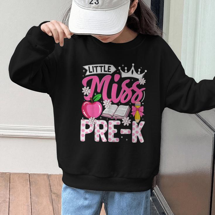 Cute Back To School Pre-K First Day Of School Pre-K Girls Graphic Kid Sweatshirt