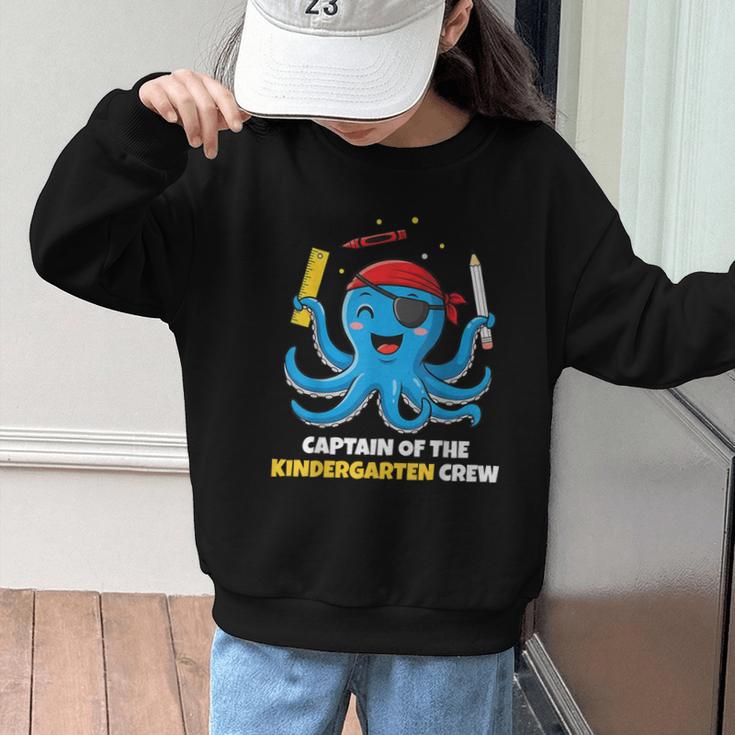 Cute Octopus Pirate Kindergarten Boys Kids Back To School Graphic Kid Sweatshirt