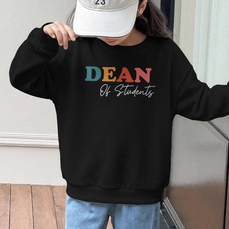 Dean Of Students Boho Cute Back To School Dean Graphic Kid Sweatshirt Dean Of Students Boho Cute Back To School Dean Graphic Kid Sweatshirt