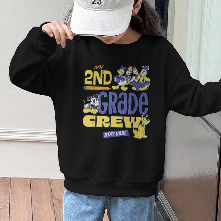Disney My 2nd Grade Crew Stay Cool Back To School Friends Graphic Kid Sweatshirt Disney My 2nd Grade Crew Stay Cool Back To School Friends Graphic Kid Sweatshirt
