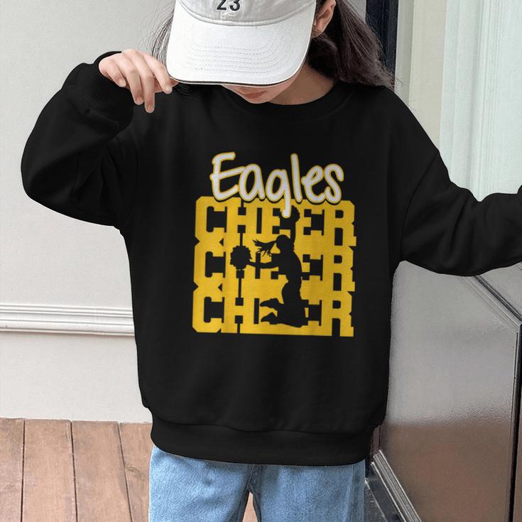 Eagles Cheer Back To School Cheerleading Spirit GY Graphic Kid Sweatshirt Eagles Cheer Back To School Cheerleading Spirit GY Graphic Kid Sweatshirt