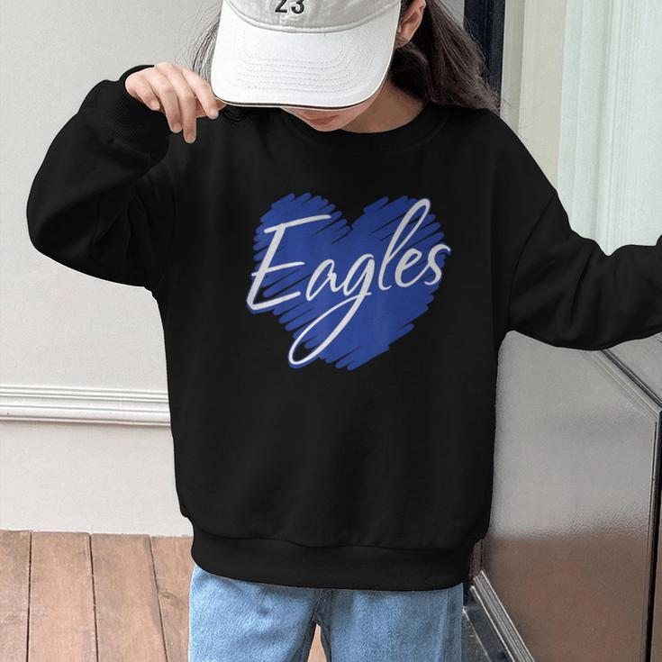 Eagles Heart Back To School Spirit B Graphic Kid Sweatshirt Eagles Heart Back To School Spirit B Graphic Kid Sweatshirt