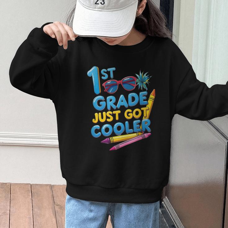 First Day Of First Grade Shirt Boys Girls Back To School Graphic Kid Sweatshirt First Day Of First Grade Shirt Boys Girls Back To School Graphic Kid Sweatshirt