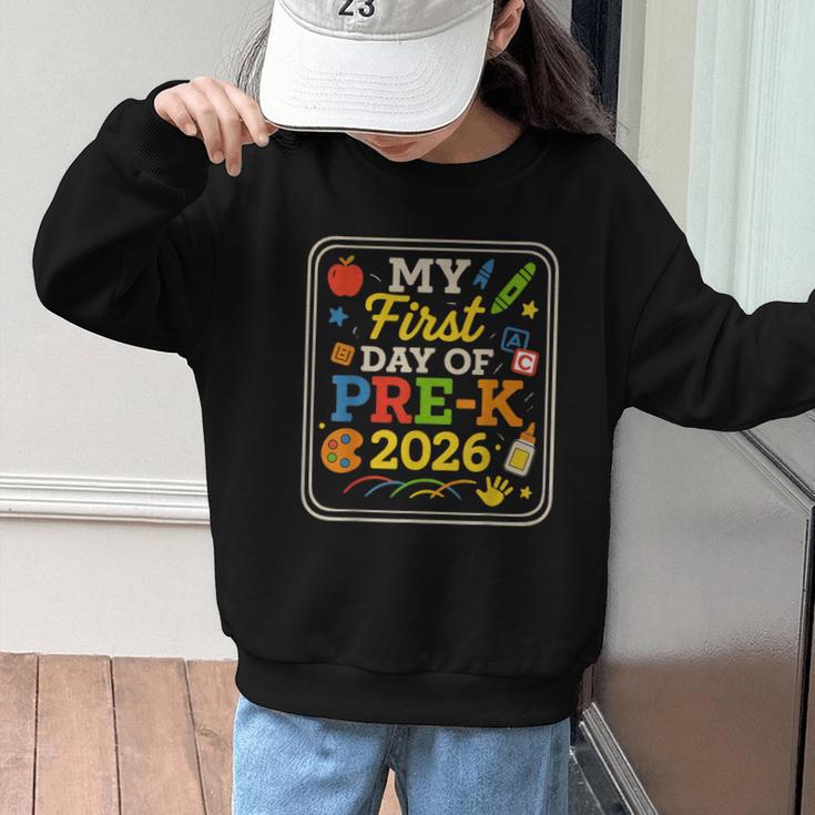 My First Day Of Pre-K 2026 Back To School Kids Graphic Kid Sweatshirt